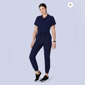 Mandala scrub jumpsuit in EEUC Size M (Regular Length) Color is Navy